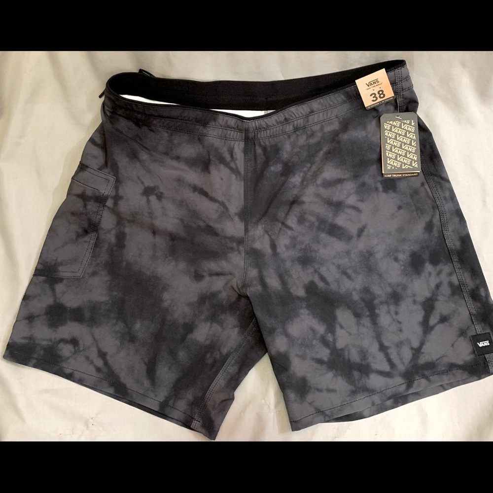 Vans grey board shorts, men’s 38. New with tags!